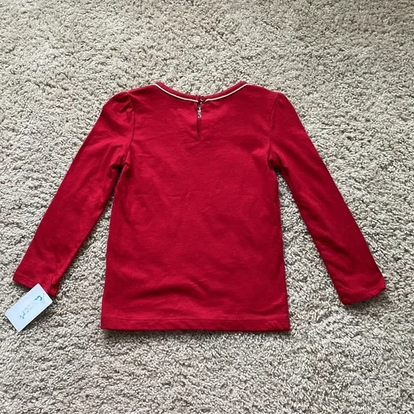 NWT Carter's Toddler Girls Christmas Reindeer Jersey T-shirt - Size 4T - Picture 6 of 8